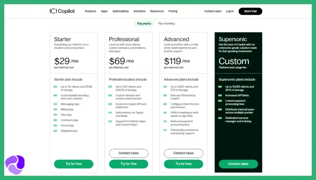 Copilot Pricing 2