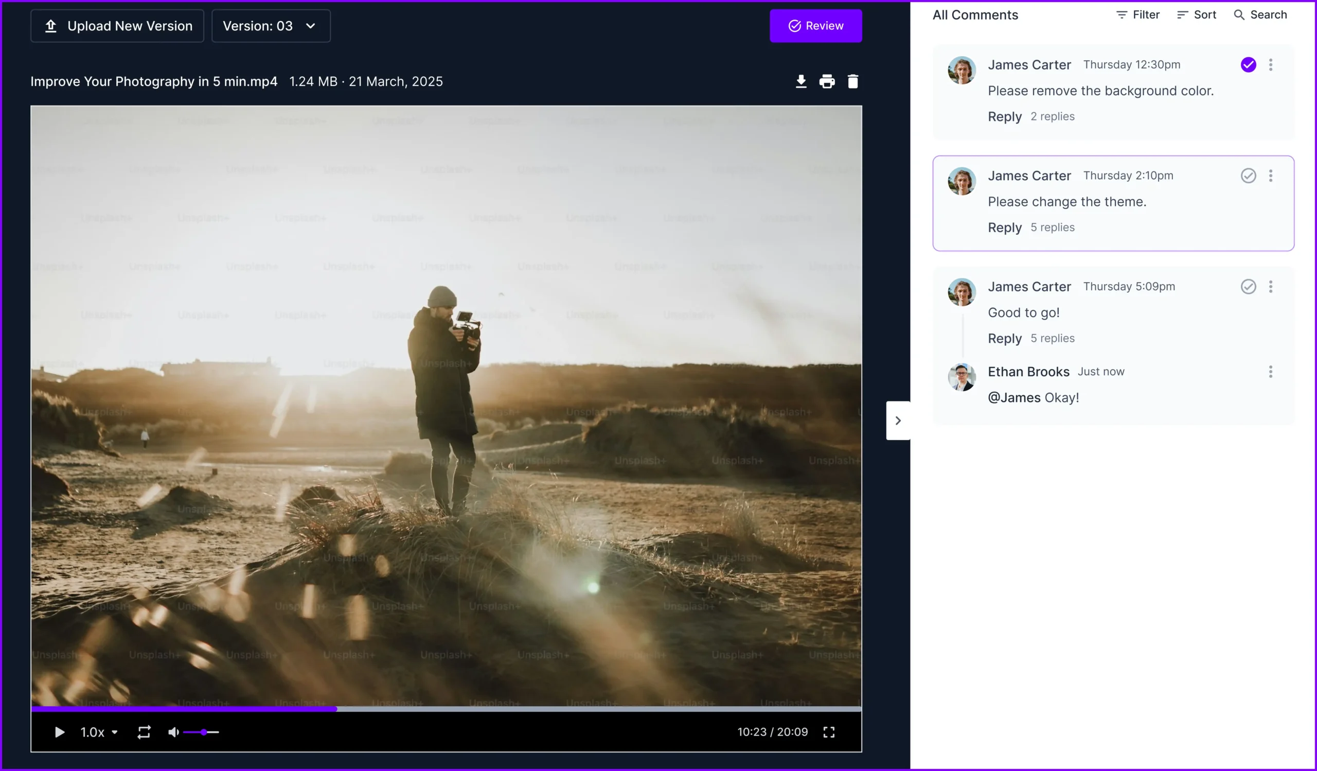 Agency handy File Feedback