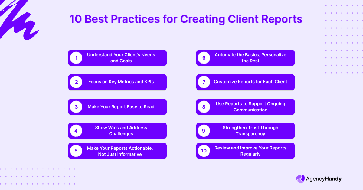 10 Best Practices for Creating Client Reports