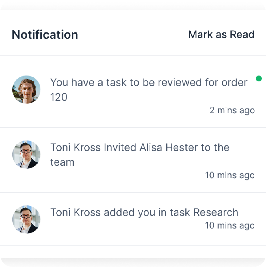 Notifications for Updates