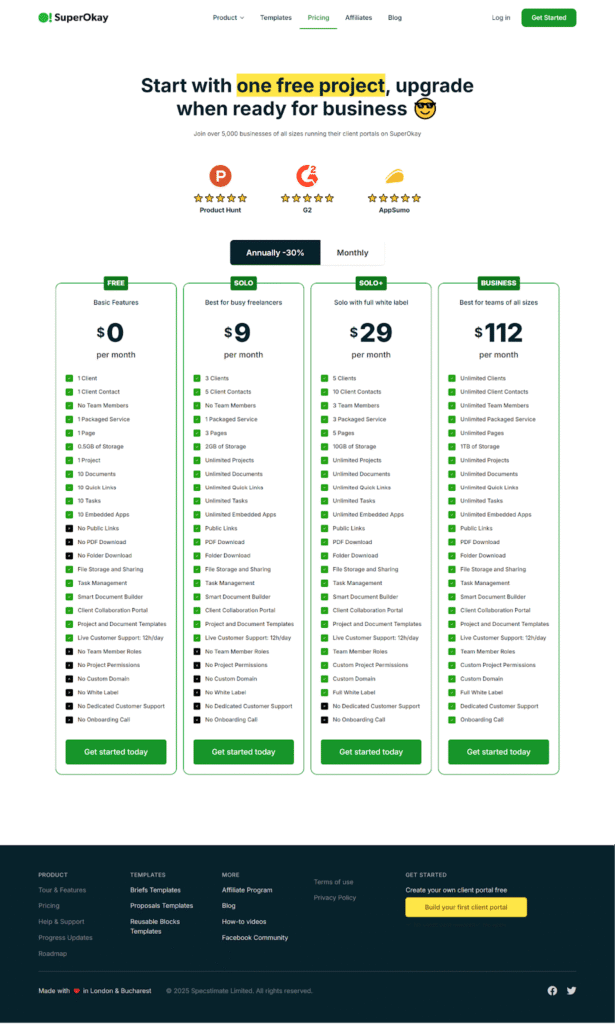 SuperOkay Pricing