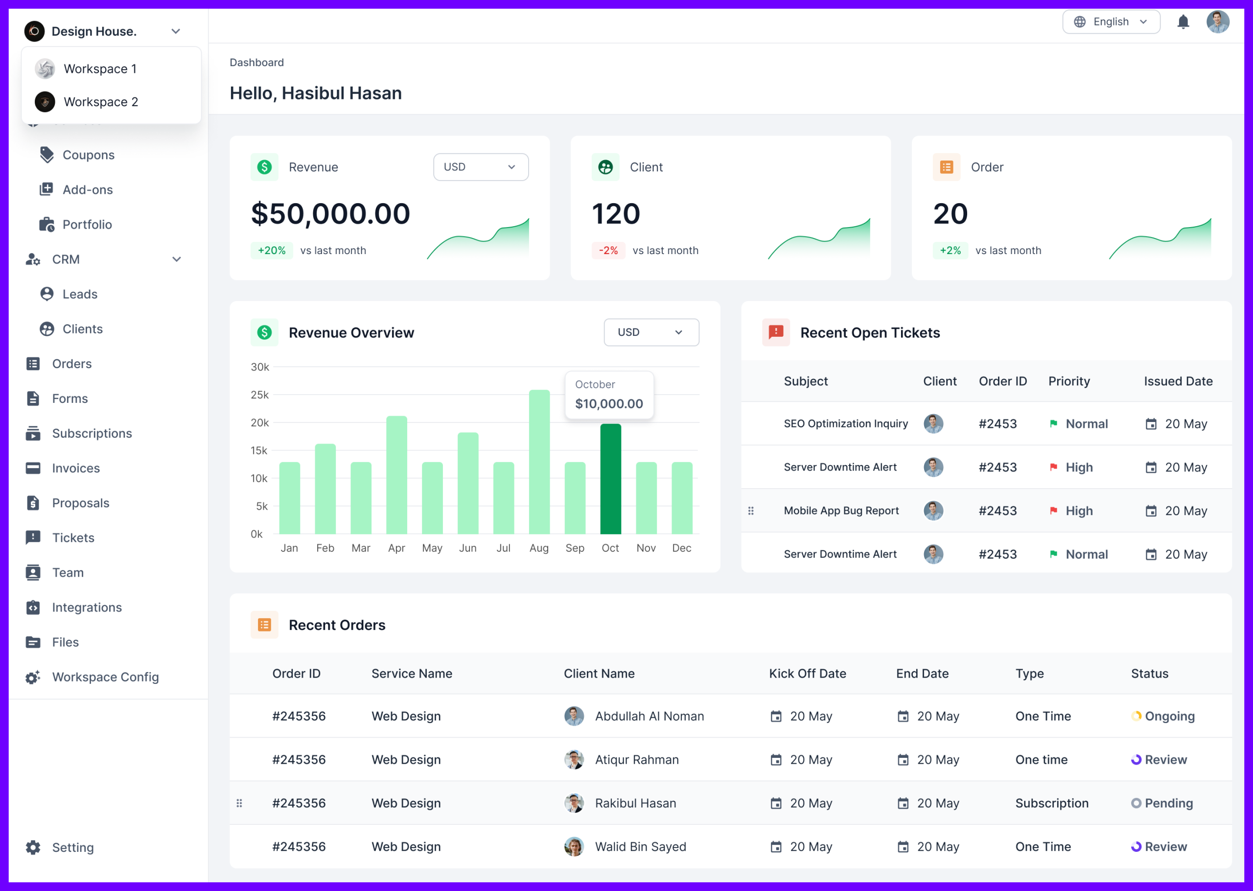 Agency Handy Multi-Workspace