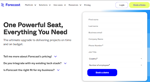 Forecast Pricing