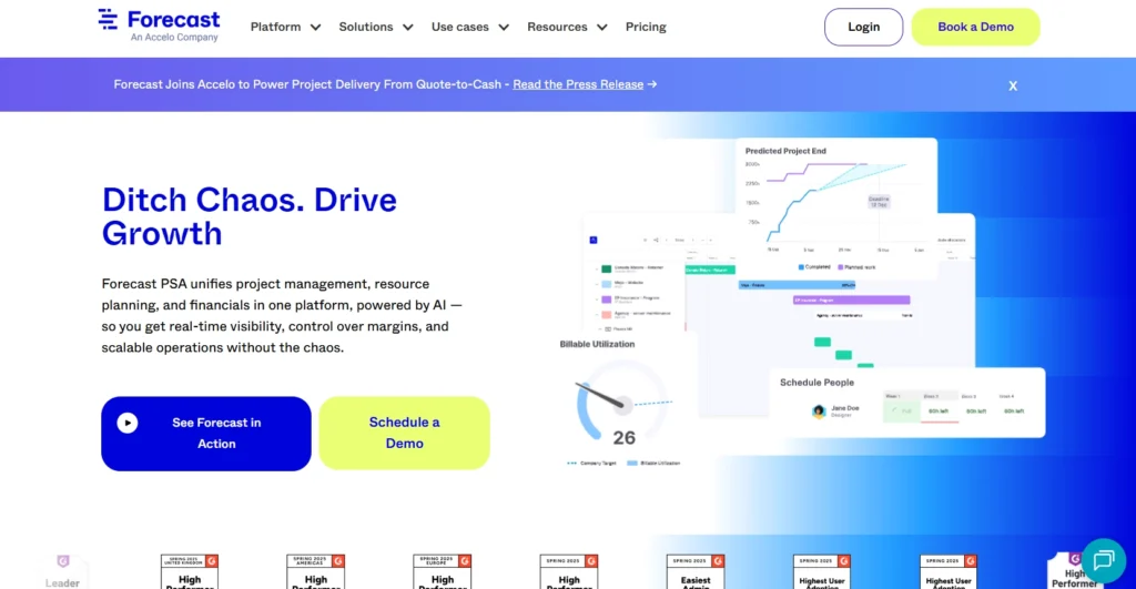 Forecast homepage