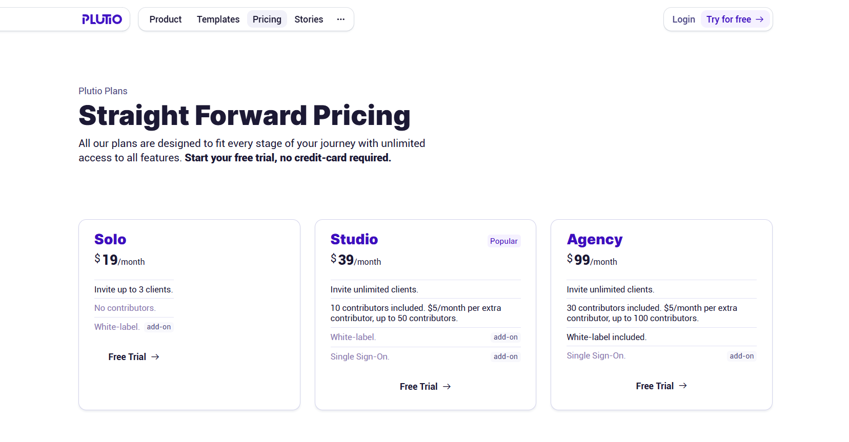 Plutio Pricing