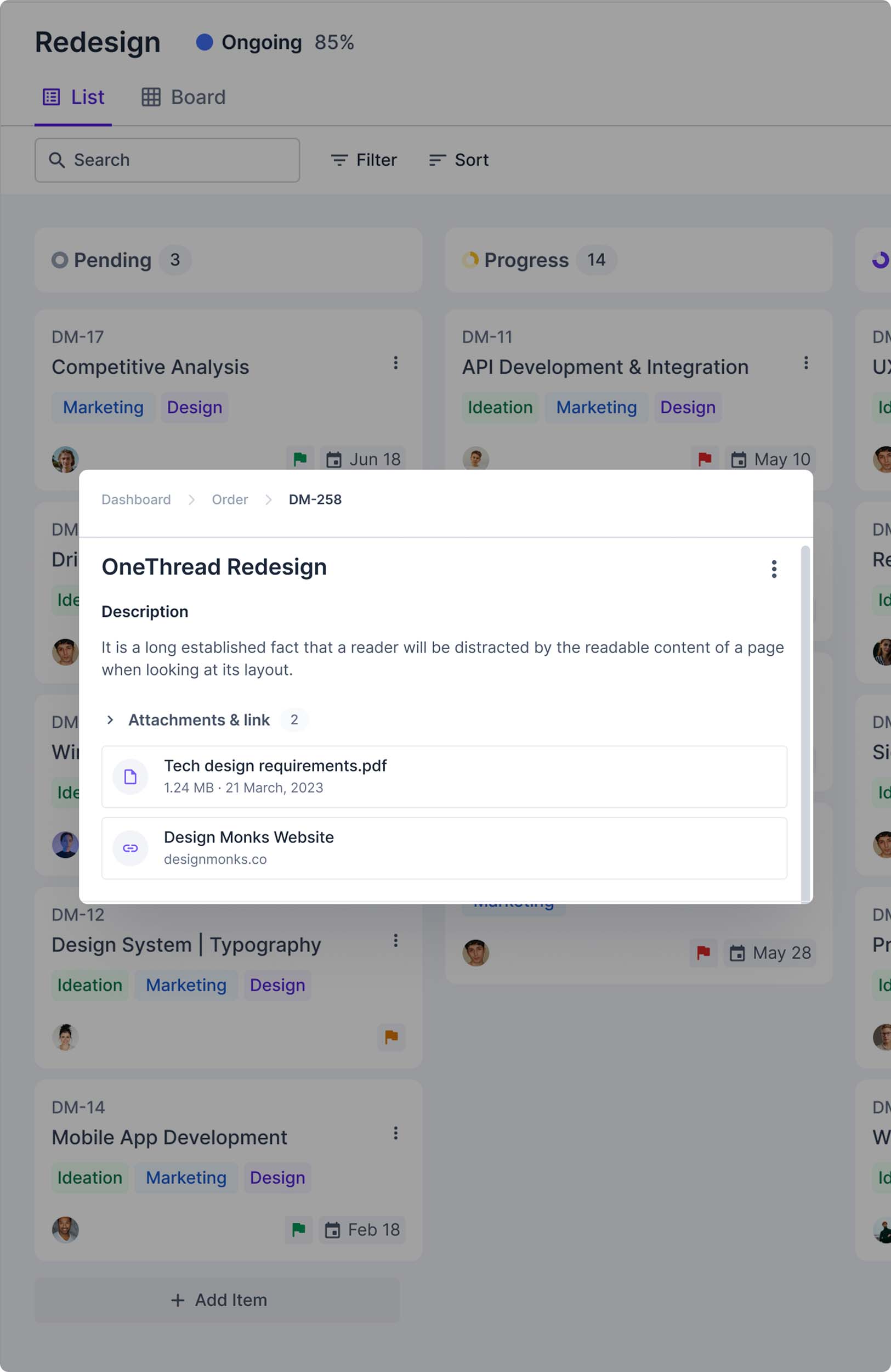Project & Task Management