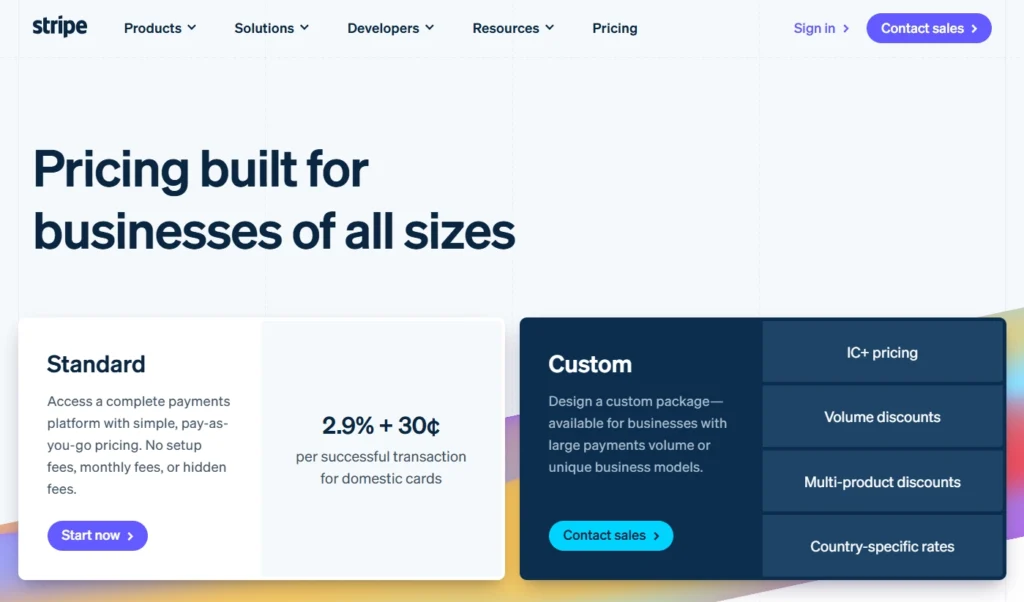 Stripe Pricing